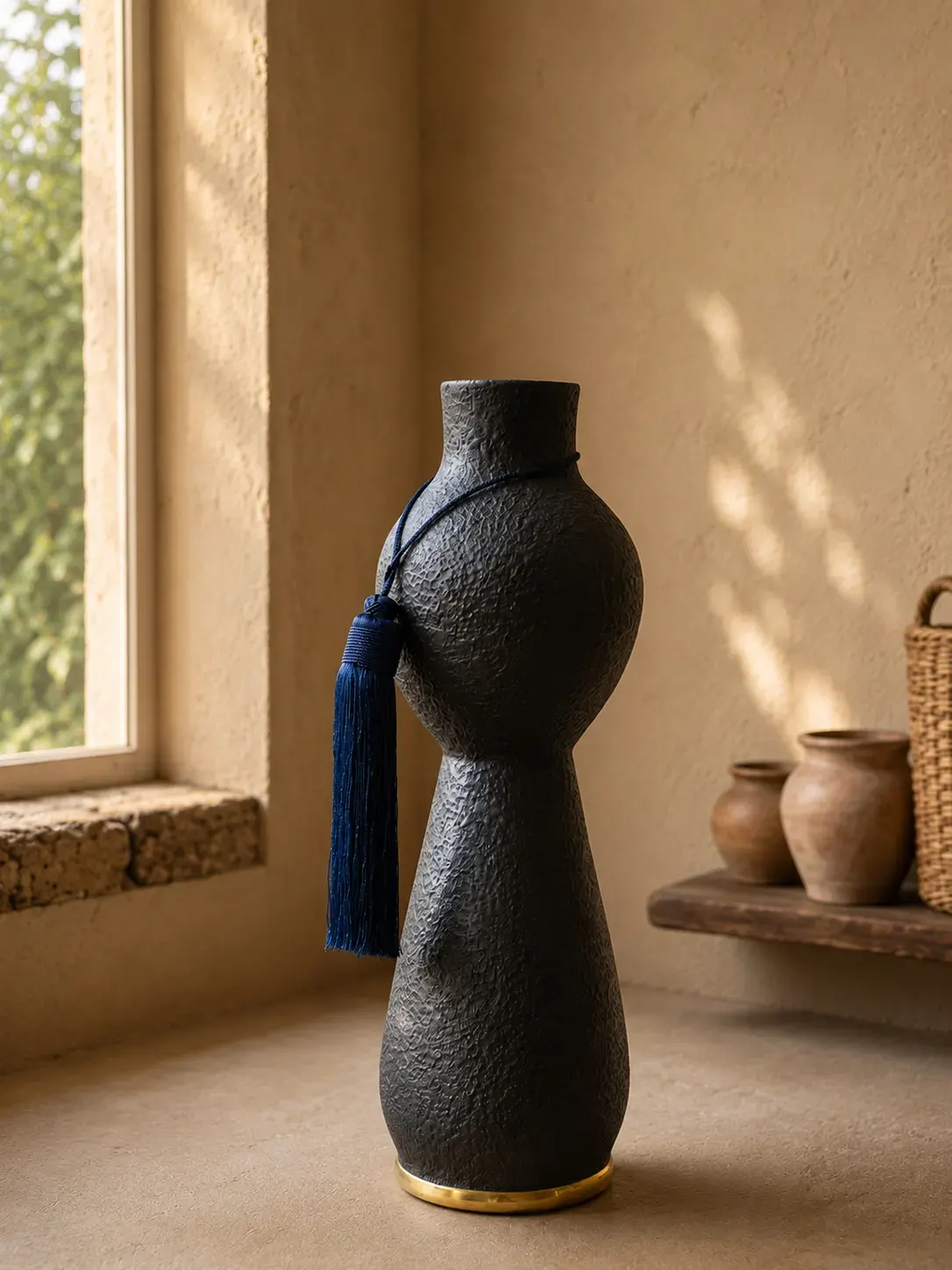 Royal Silhouette Black Vase