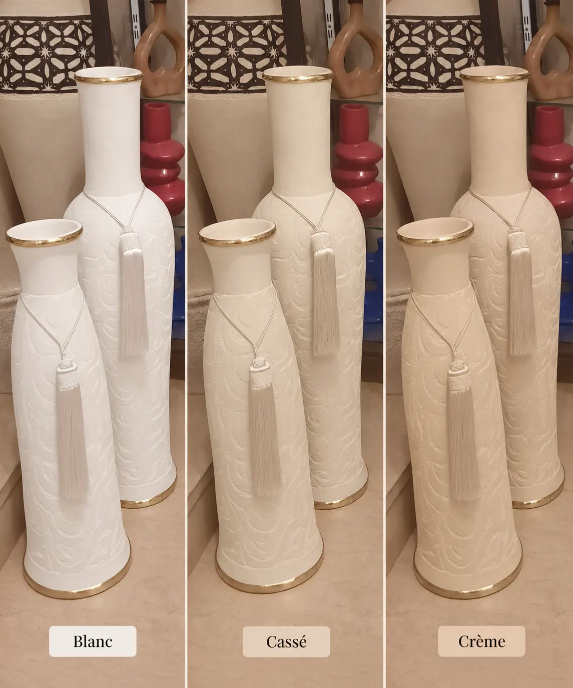 Handcrafted Vase & Mbikhra Set