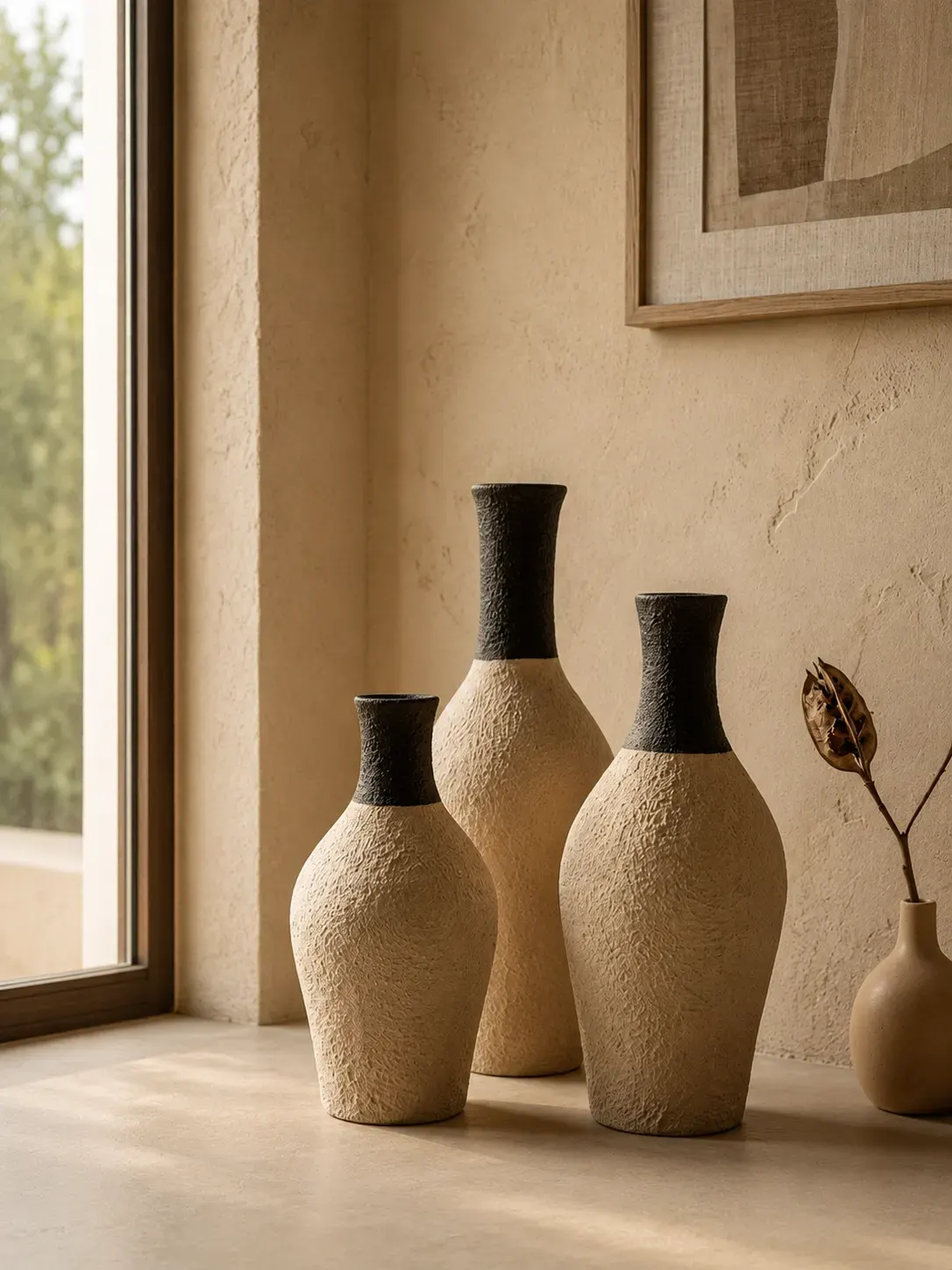 Atlas Elegance Collection – Set of 3 Vases